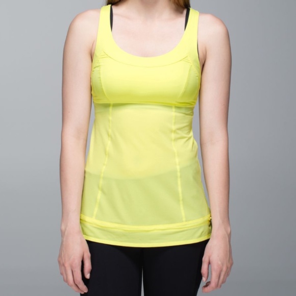 🌵Lululemon Ta Ta Topper Bright Yellow Tank Top - Picture 9 of 9
